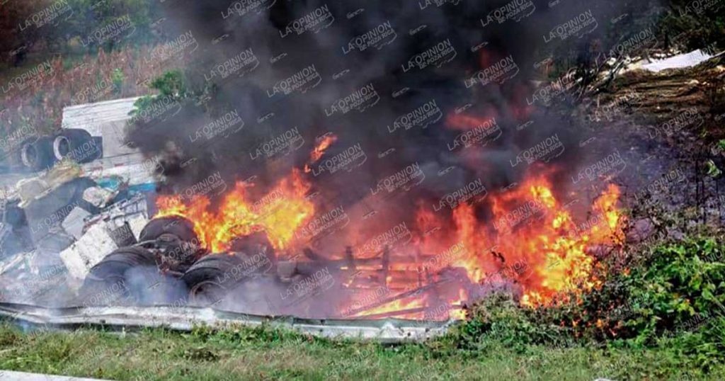 SE CALCINA FAMILIA EN ACCIDENTE