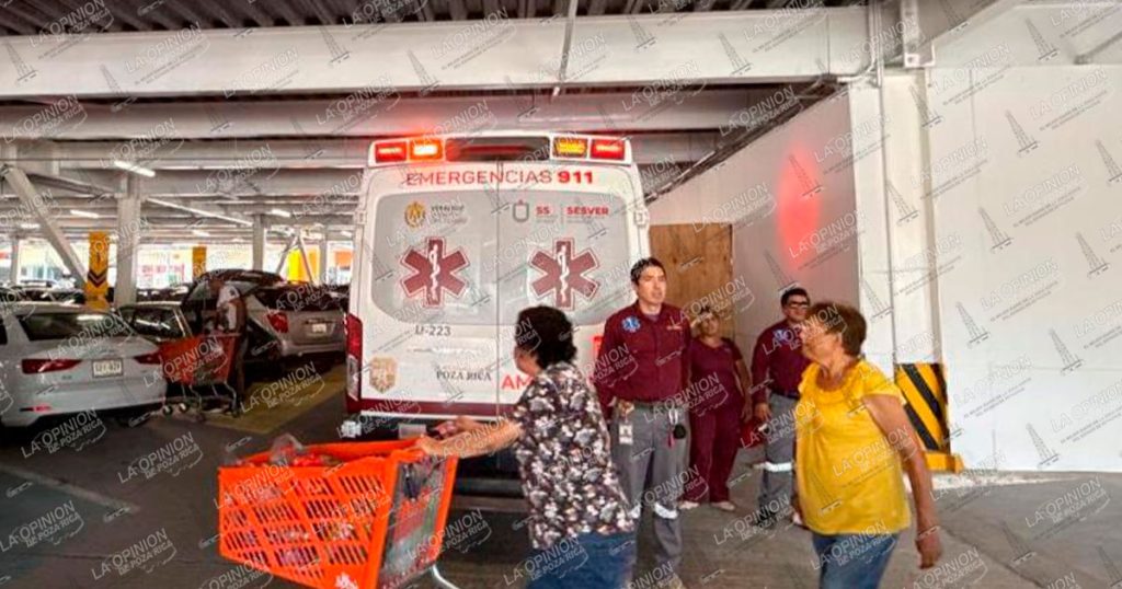 Empleado sobrevive a caída de 4 metros Empleado sobrevive a caída de 4 metros