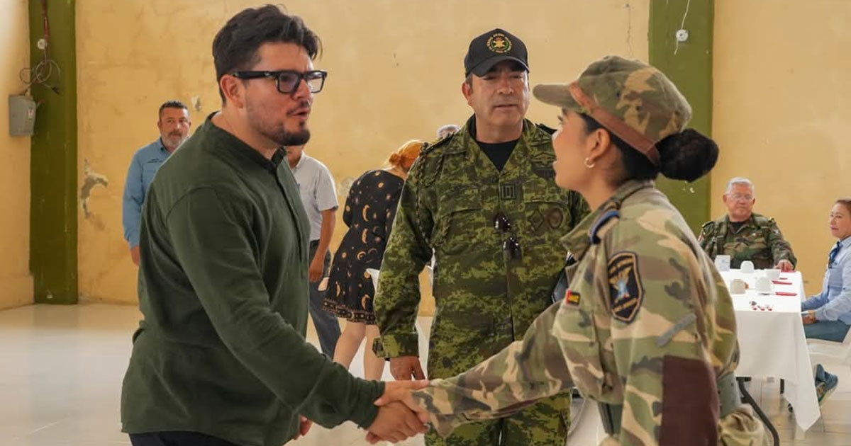 Academia Militarizada Ignacio Zaragoza elige a Gutiérrez Zamora para concluir prácticas de adiestramiento
