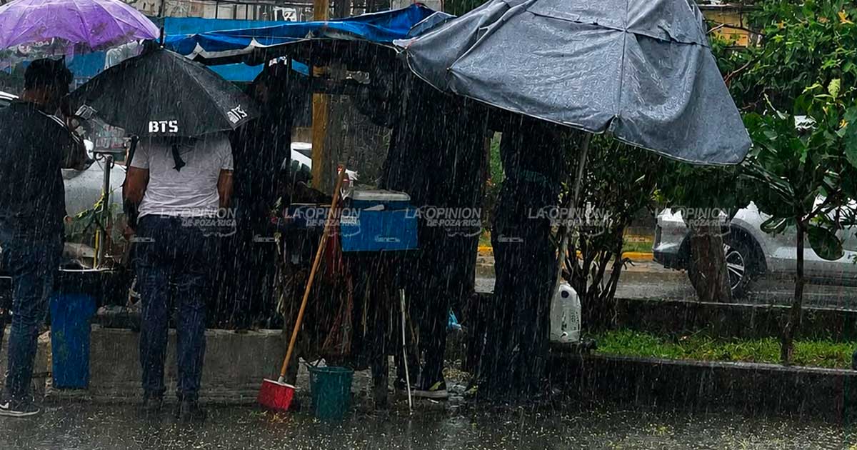 Tormenta deja pérdidas a taquería local