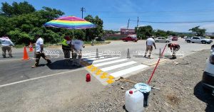 Atiende transitado crucero con alto riesgo de accidentes