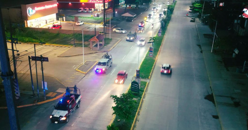 Blindan Coatzintla con operativo conjunto Blindan Coatzintla con operativo conjunto