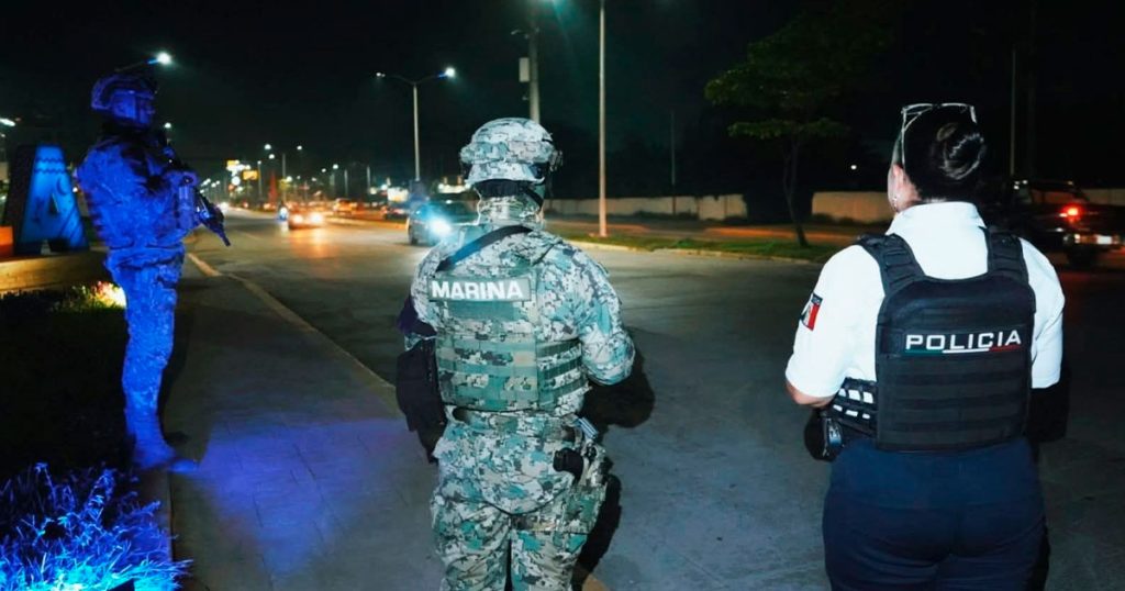 Blindan Coatzintla con operativo conjunto Blindan Coatzintla con operativo conjunto
