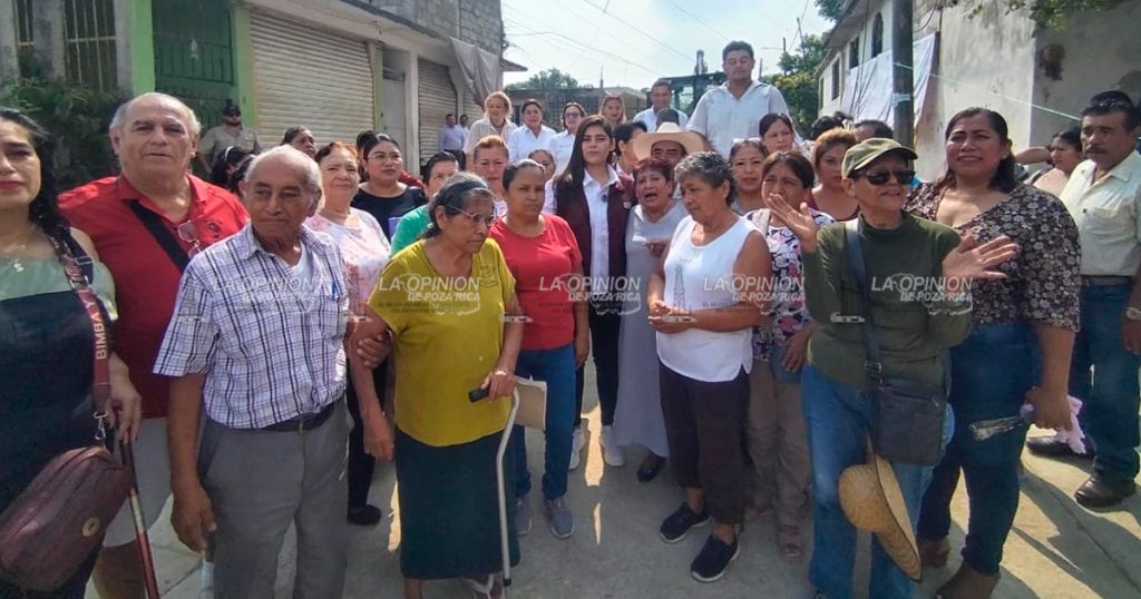 Banderazo de obra en la colonia Libertad