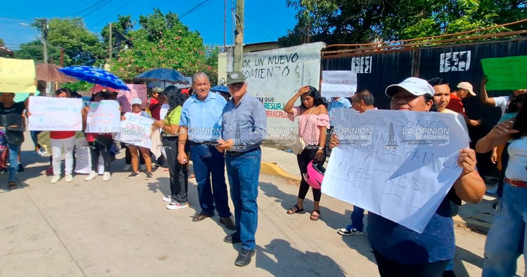 Protestan por cambio de Sector Educativo