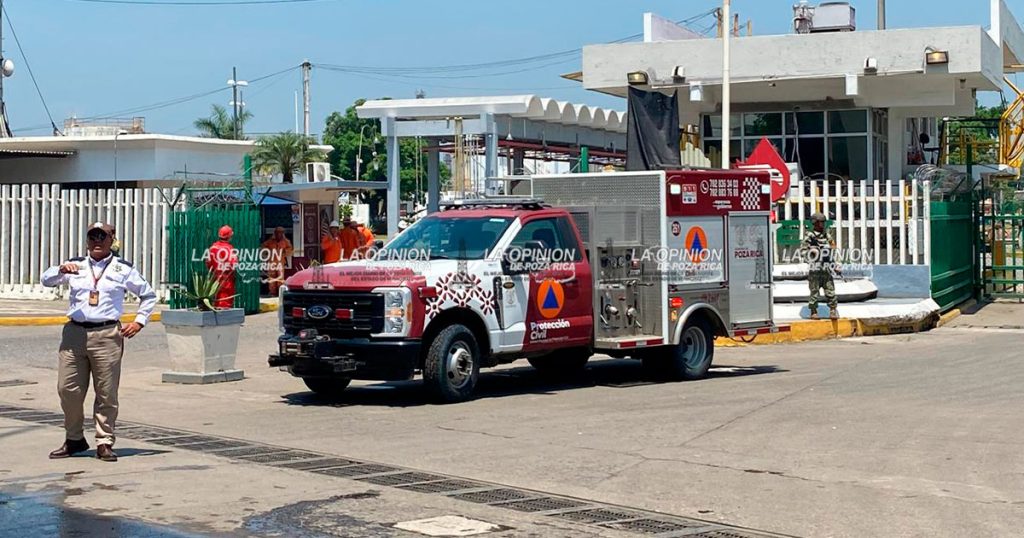 Simulacro mayor por derrame e incendio en PEMEX