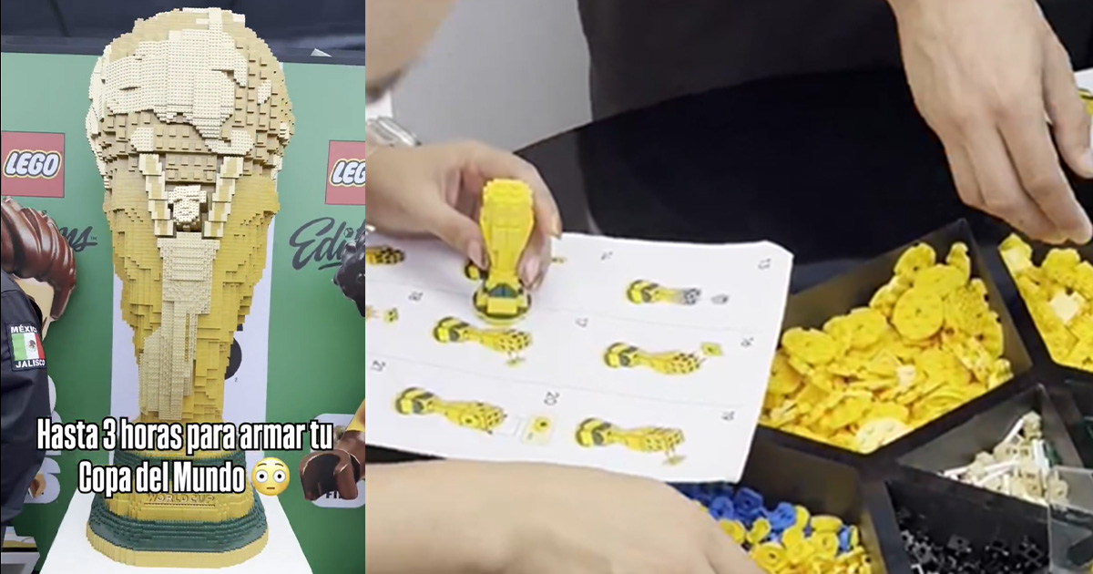 Desaparece réplica de Copa Mundial hecha de Lego en festival de Guadalajara Desaparece réplica de Copa Mundial hecha de Lego en festival de Guadalajara
