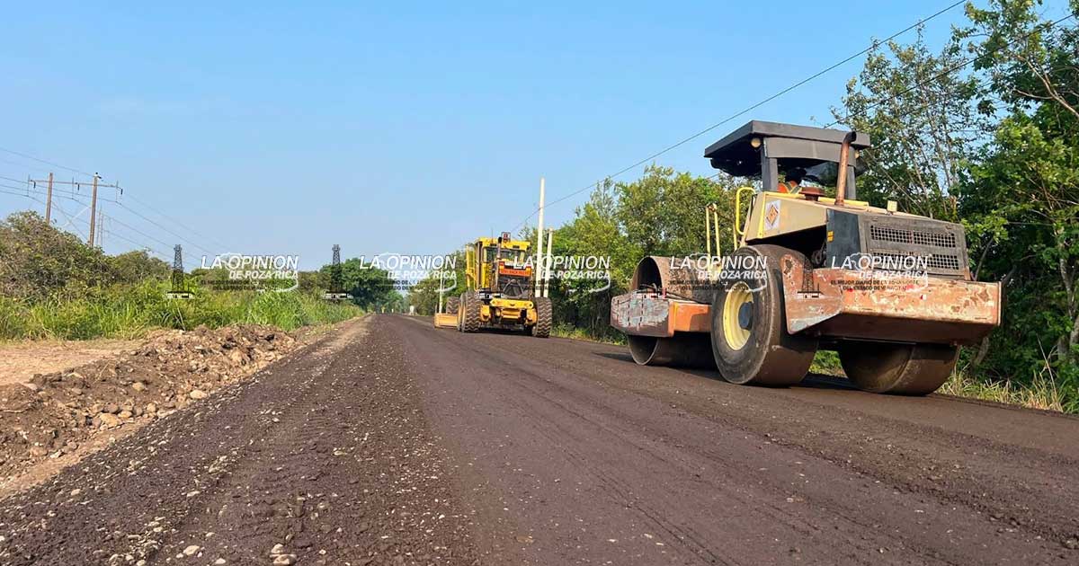Avanza rehabilitación de carretera Álamo-Ixhuatlán Avanza rehabilitación de carretera Álamo-Ixhuatlán