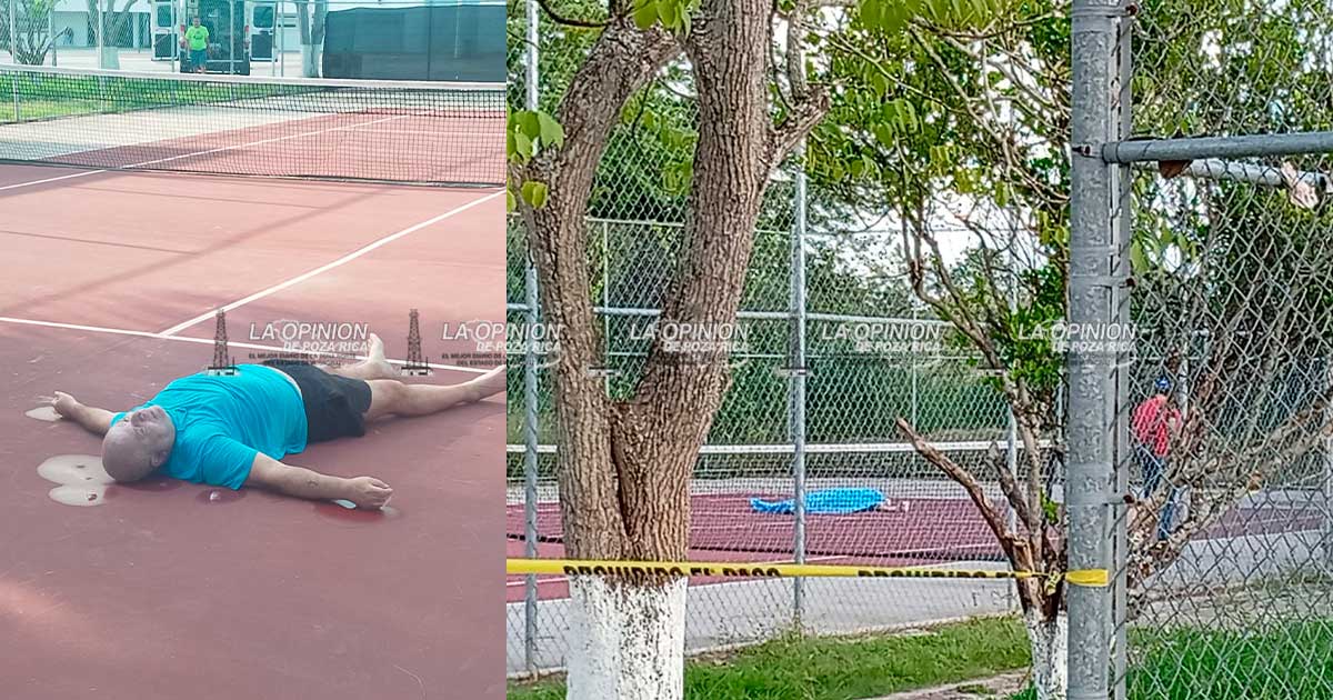 MUERE EN PLENO PARTIDO DE TENIS