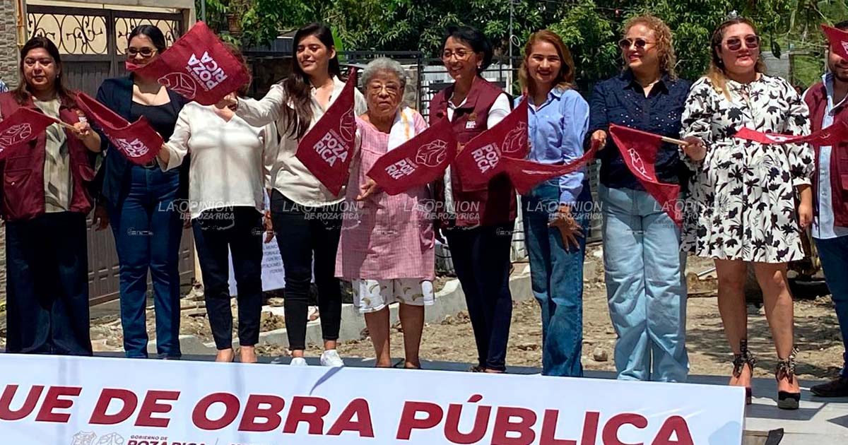 Adanely Rodríguez dio banderazo a obra en la Agustín Lara