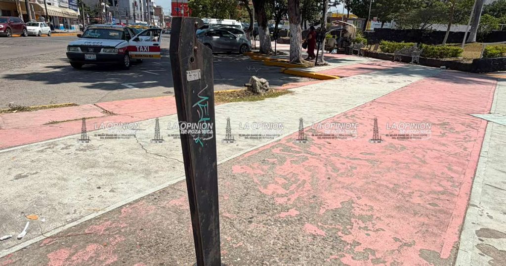 Denuncian deterioro y abandono en la Plaza Civica