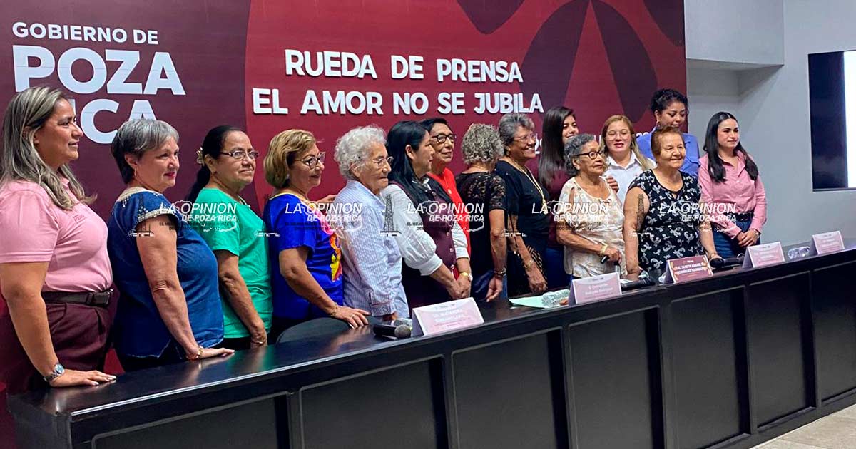 Presentan El Amor no se Jubila por los adultos mayores