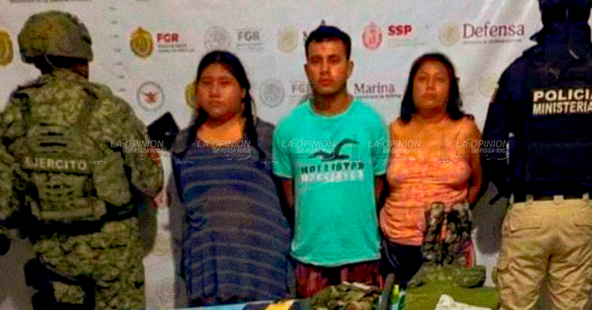 Tres detenidos en cateo en un domicilio de Emiliano Zapata