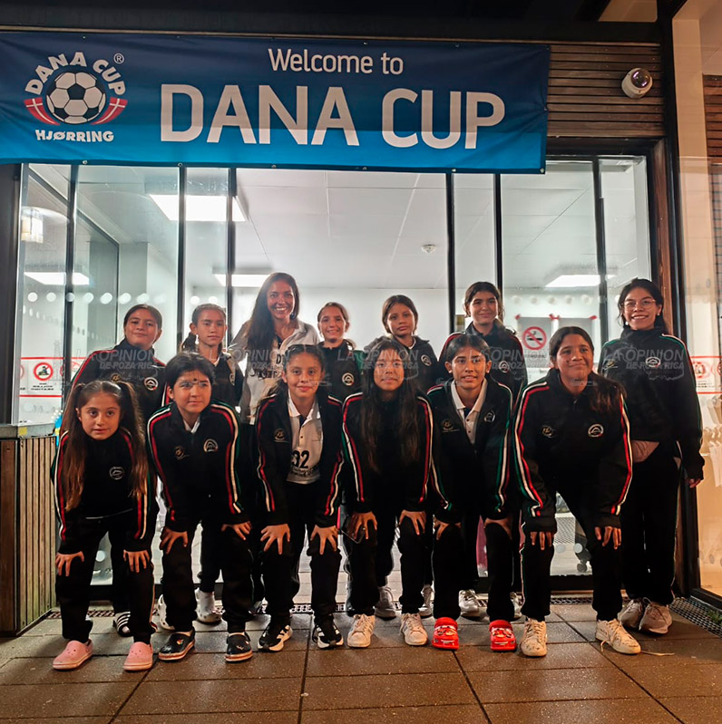 Lea Betsabé de 13 años ya está en Dinamarca en la Dana Cup 2026