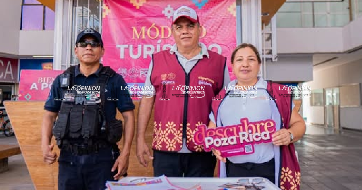 Instalan módulos para orientar a visitantes