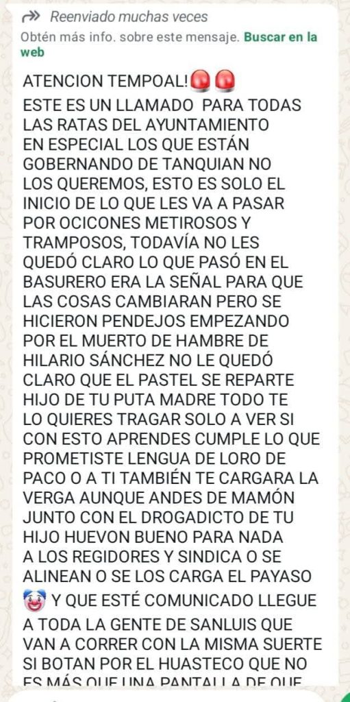 Amenazas, atentado y conflicto político: la cadena de hechos que mantiene bajo tensión a Tempoal