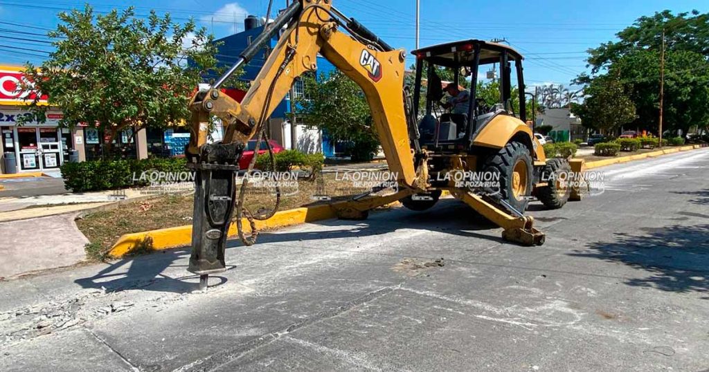 Arranca obra de rehabilitación de drenaje en la Cazones