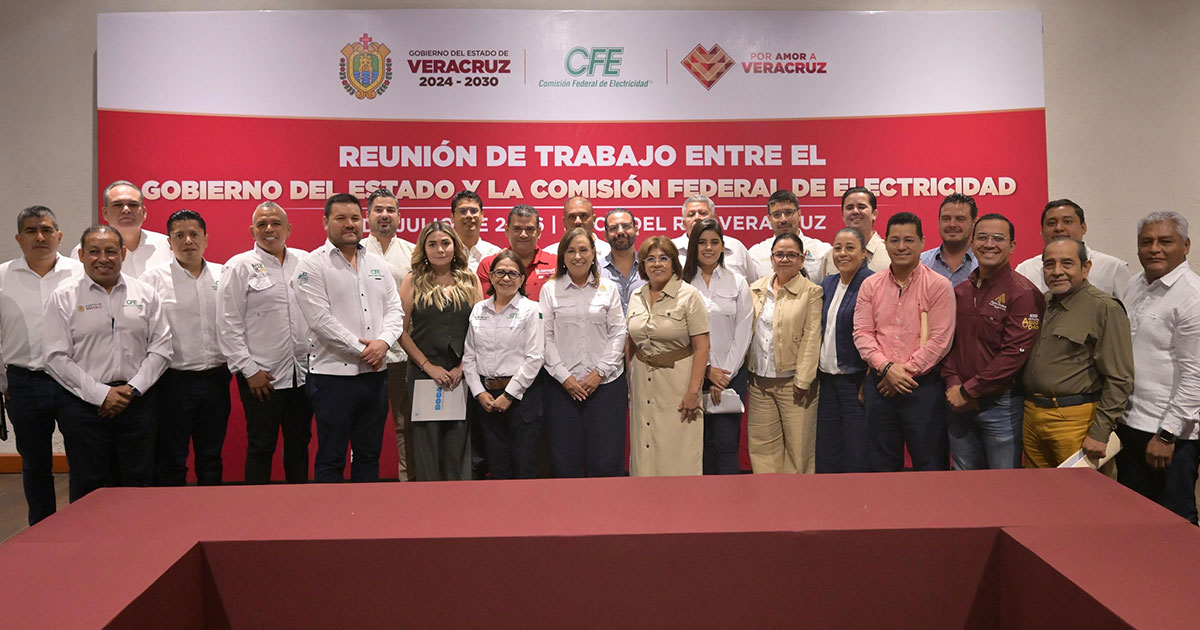 Veracruz y CFE trazan estrategias hacia una mayor cobertura y mejor servicio eléctrico Veracruz y CFE trazan estrategias hacia una mayor cobertura y mejor servicio eléctrico