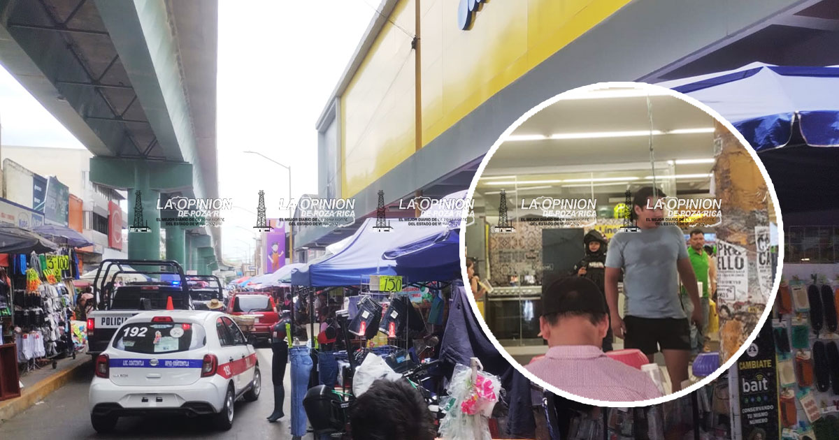 Fuerte movilización policial en Coppel Cárdenas alarma a clientes; todo quedó en un simulacro Fuerte movilización policial en Coppel Cárdenas alarma a clientes; todo quedó en un simulacro