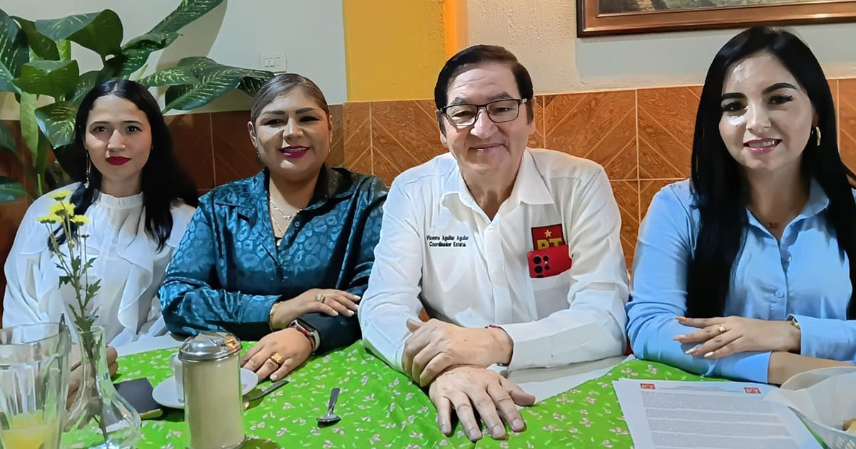 PT respalda relevo en la SEV; el cambio fortalece a la Cuarta Transformación: Vicente Aguilar PT respalda relevo en la SEV; el cambio fortalece a la Cuarta Transformación: Vicente Aguilar