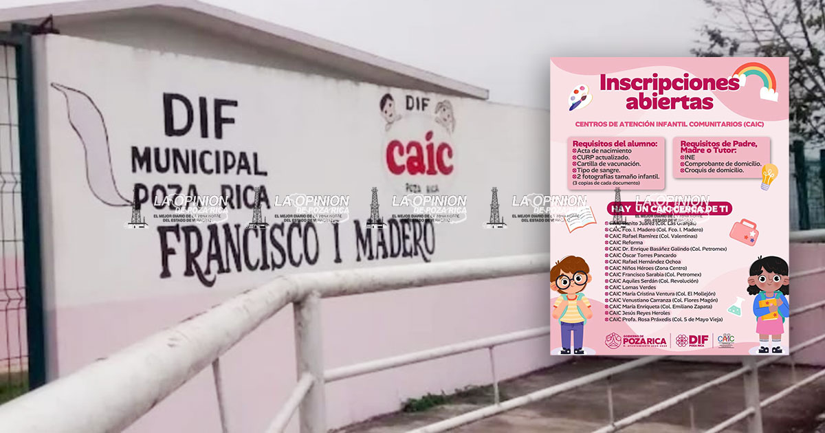 CAIC-DIF abre inscripciones en julio y agosto CAIC-DIF abre inscripciones en julio y agosto