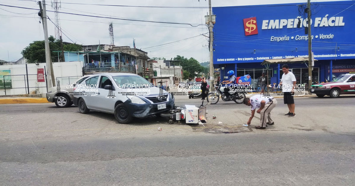 Repartidor resulta lesionado tras accidente en Lázaro Cárdenas; investigan responsabilidades Repartidor resulta lesionado tras accidente en Lázaro Cárdenas; investigan responsabilidades