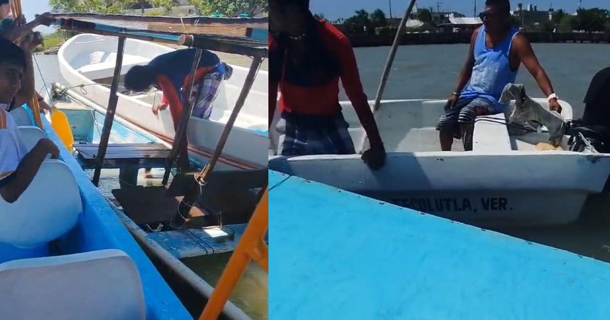 Se vuelca lancha de pesca en el río Tecolutla; rescatan con vida a sus ocupantes Se vuelca lancha de pesca en el río Tecolutla; rescatan con vida a sus ocupantes