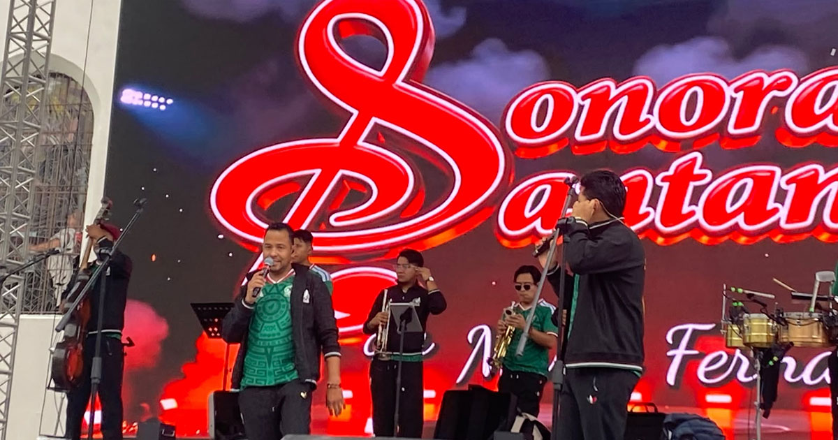La Sonora Santanera afina los últimos detalles con soundcheck previo a su concierto en Xalapa