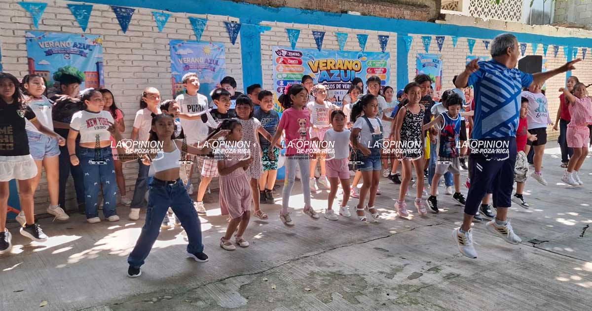 “Verano Azul” para que niños disfruten vacaciones “Verano Azul” para que niños disfruten vacaciones