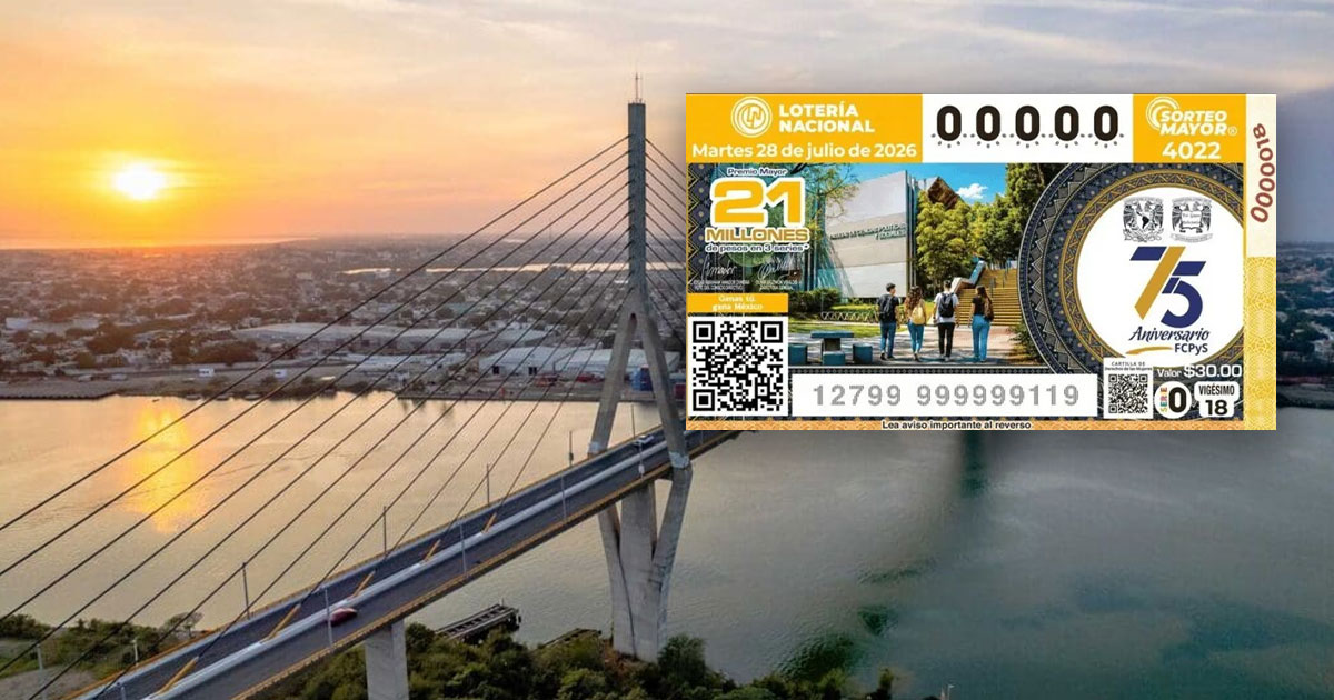 Cae Lotería en Tampico, por séptima vez en 2026 Cae Lotería en Tampico, por séptima vez en 2026
