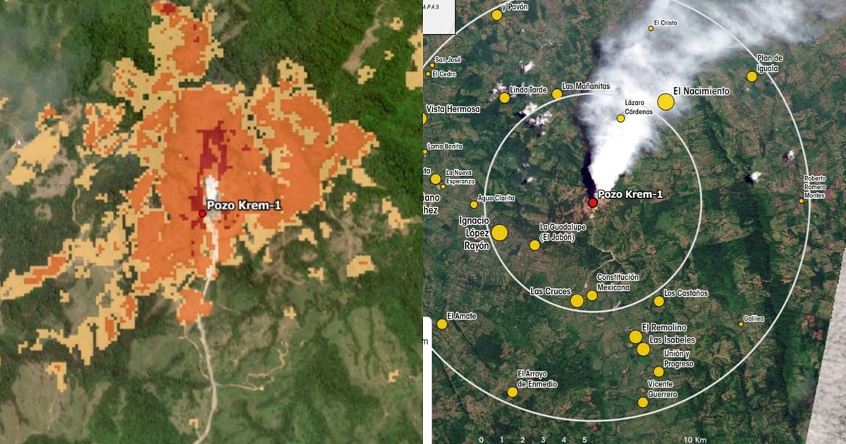 ONG exige respuestas a PEMEX tras explosión del pozo Krem-1 ONG exige respuestas a PEMEX tras explosión del pozo Krem-1