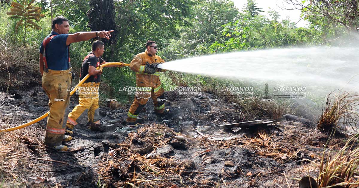 Quema de basura provoca incendio Quema de basura provoca incendio