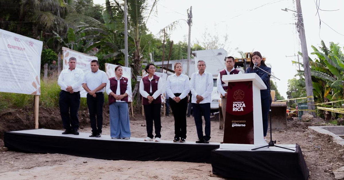 Más obra pública para la colonia Fausto Dávila: Gobierno de Poza Rica Más obra pública para la colonia Fausto Dávila: Gobierno de Poza Rica