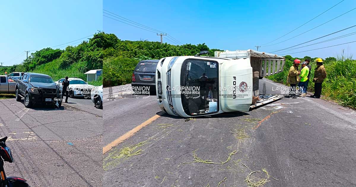 Falla mecánica provoca aparatoso accidente en Alvarado; menor resulta lesionada Falla mecánica provoca aparatoso accidente en Alvarado; menor resulta lesionada