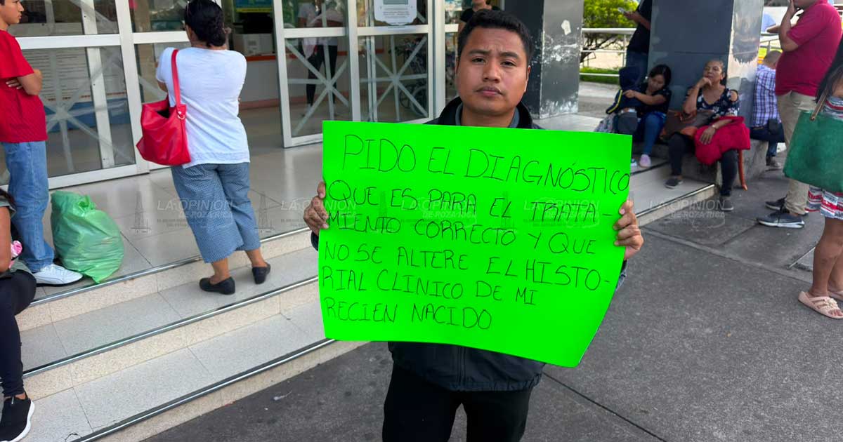Presunta negligencia en Hospital Infantil con bebé de un mes