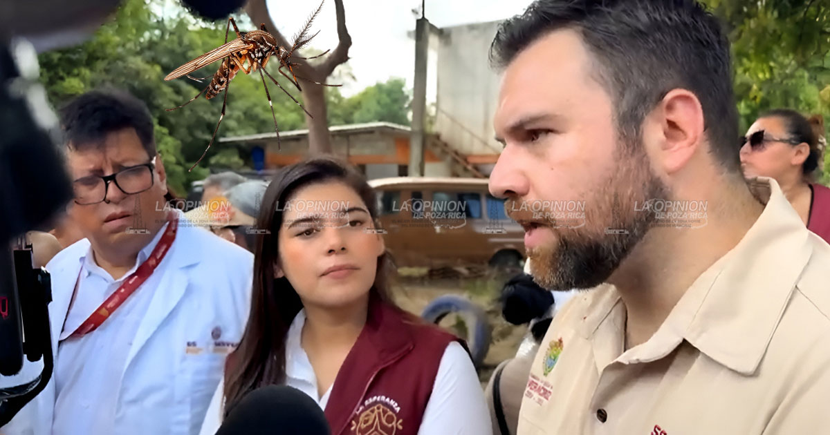 Trece casos de dengue positivos en Poza Rica