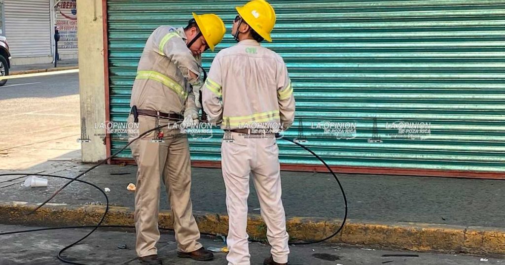 Cierran vialidades por trabajos de mantenimiento de CFE Cierran vialidades por trabajos de mantenimiento de CFE