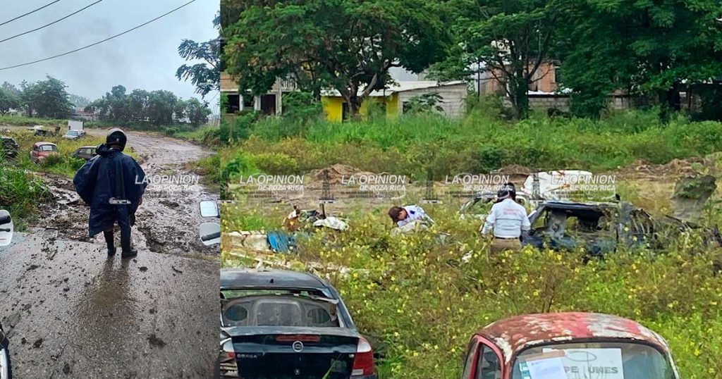 Censan vehículos abandonados desde la inundación en Palma Sola Censan vehículos abandonados desde la inundación en Palma Sola