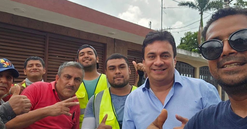 Nelson Kanzela convive con trabajadores de Limpia Pública Nelson Kanzela convive con trabajadores de Limpia Pública