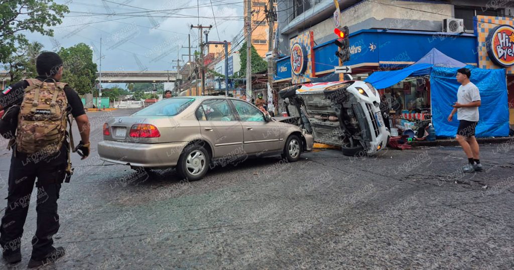 ESPECTACULAR ACCIDENTE