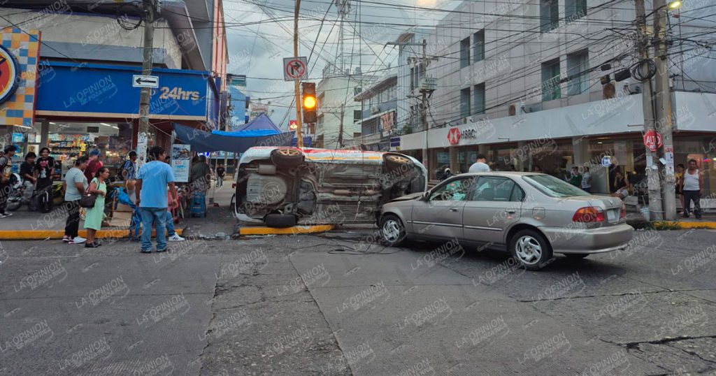 ESPECTACULAR ACCIDENTE