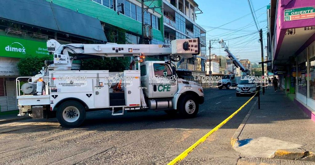 Cierran vialidades por trabajos de mantenimiento de CFE Cierran vialidades por trabajos de mantenimiento de CFE