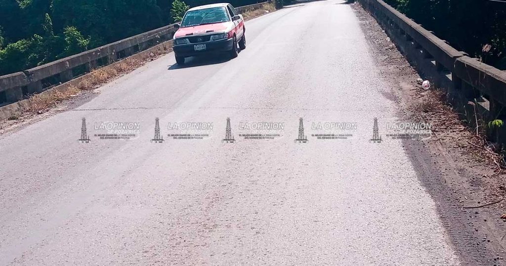 Exigen la reconstrucción del puente Monte Chiquito Exigen la reconstrucción del puente Monte Chiquito