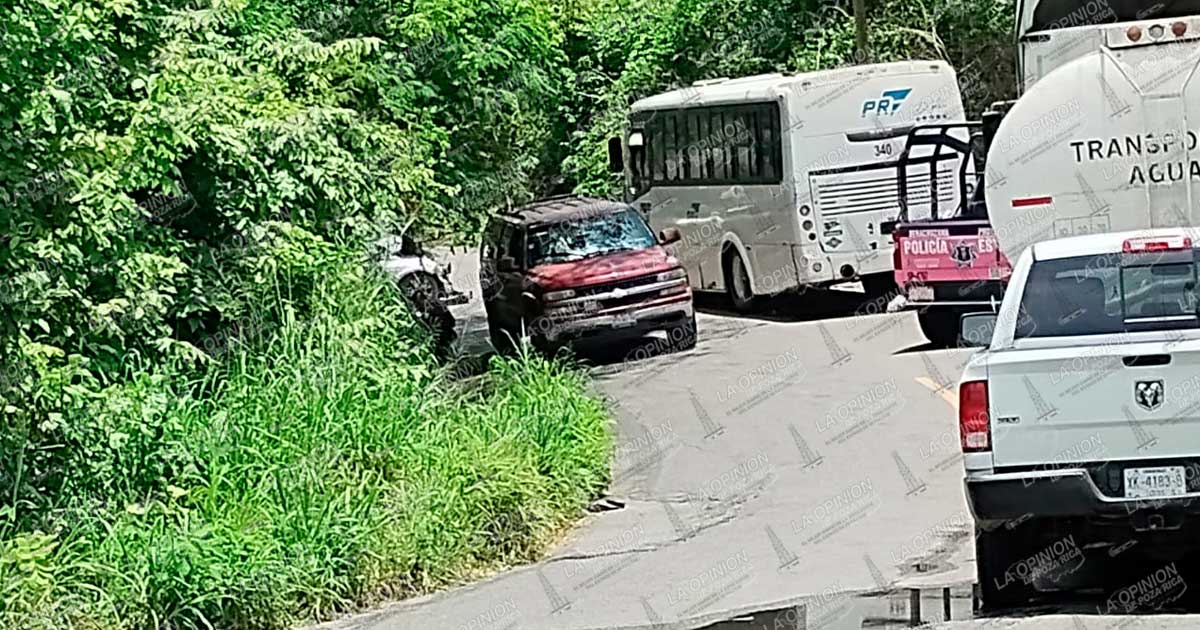 Tragedia en la carretera Tihuatlán–Castillo de Teayo deja dos muertos y una mujer lesionada