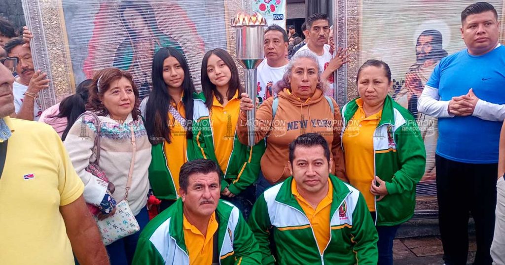 Antorcha Guadalupana rumbo a Nueva York hará escala en Coatzintla