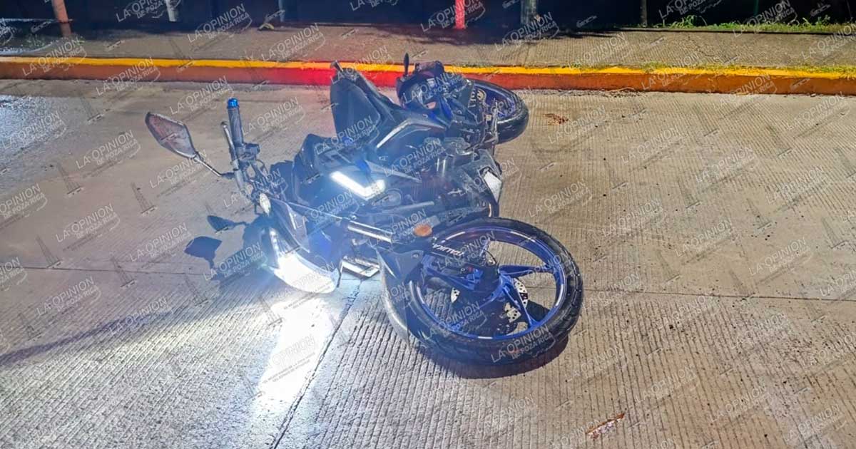 Muere joven motociclista al derrapar su caballo de acero