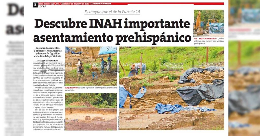 60 años del descubrimiento del sitio arqueológico en la Parcela 14
