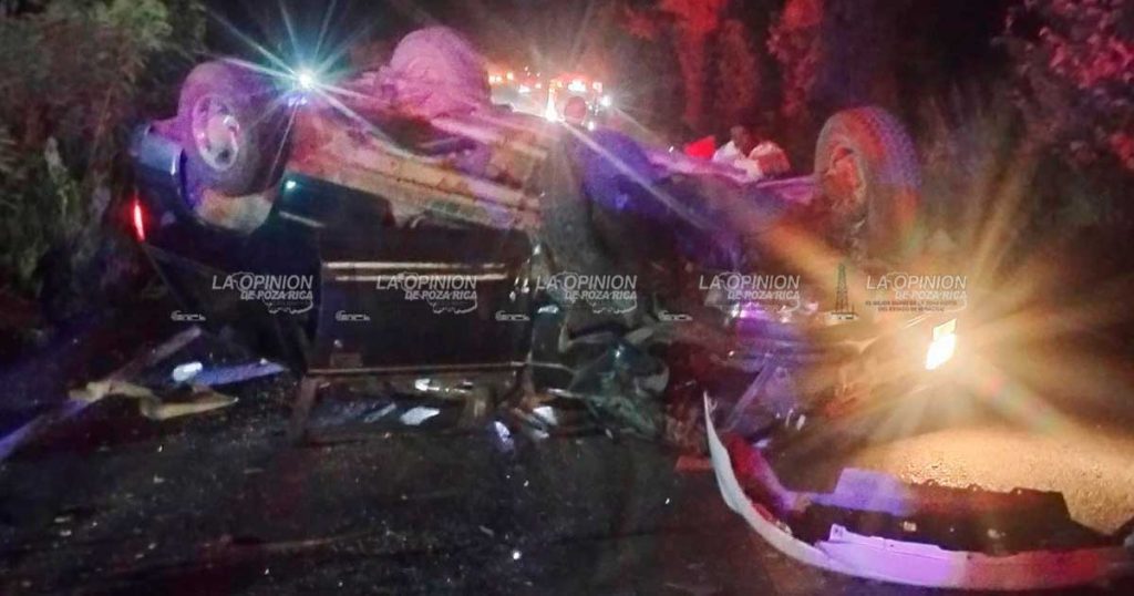 Choque deja unidades destrozadas