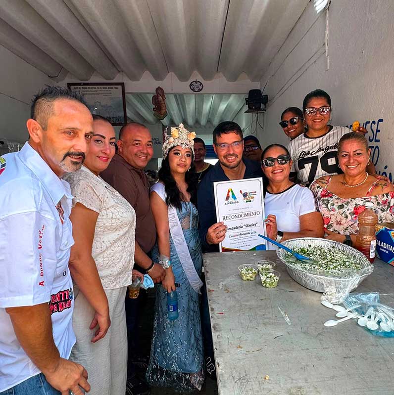 Alvarado apuesta por el turismo de "foodies" y realiza media tonelada de ceviche en el Callejón de los Mariscos