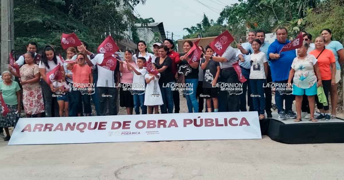 Arranca obra de pavimento en la colonia Arroyo del Maíz